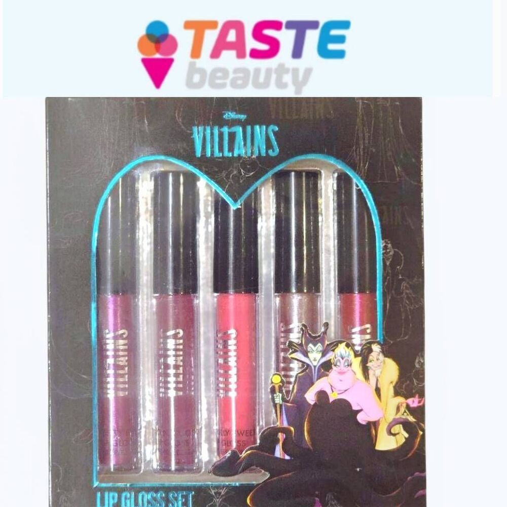 Taste Beauty Disney The Villians Lip Gloss Set‎